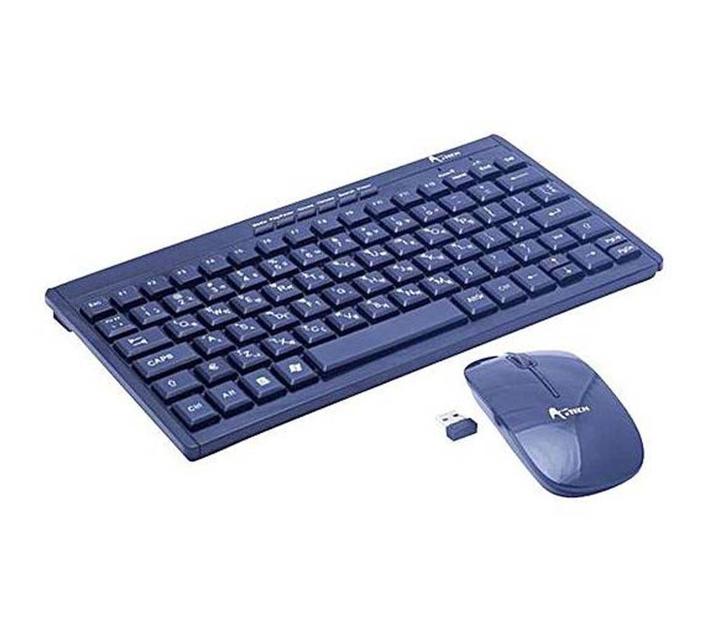 A.Tech A.Tech Mini Wireless Slim Keyboard & Mouse