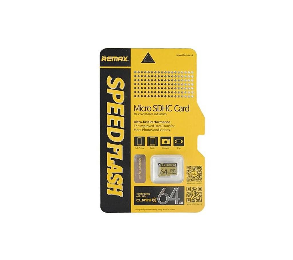 REMAX Micro SD Card CLASS-10 - 64 GB