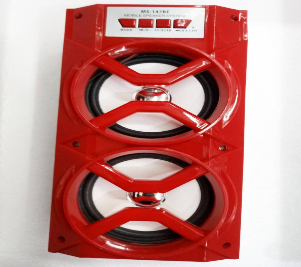 Bluetooth Wireless Speaker MS-147BT - Red