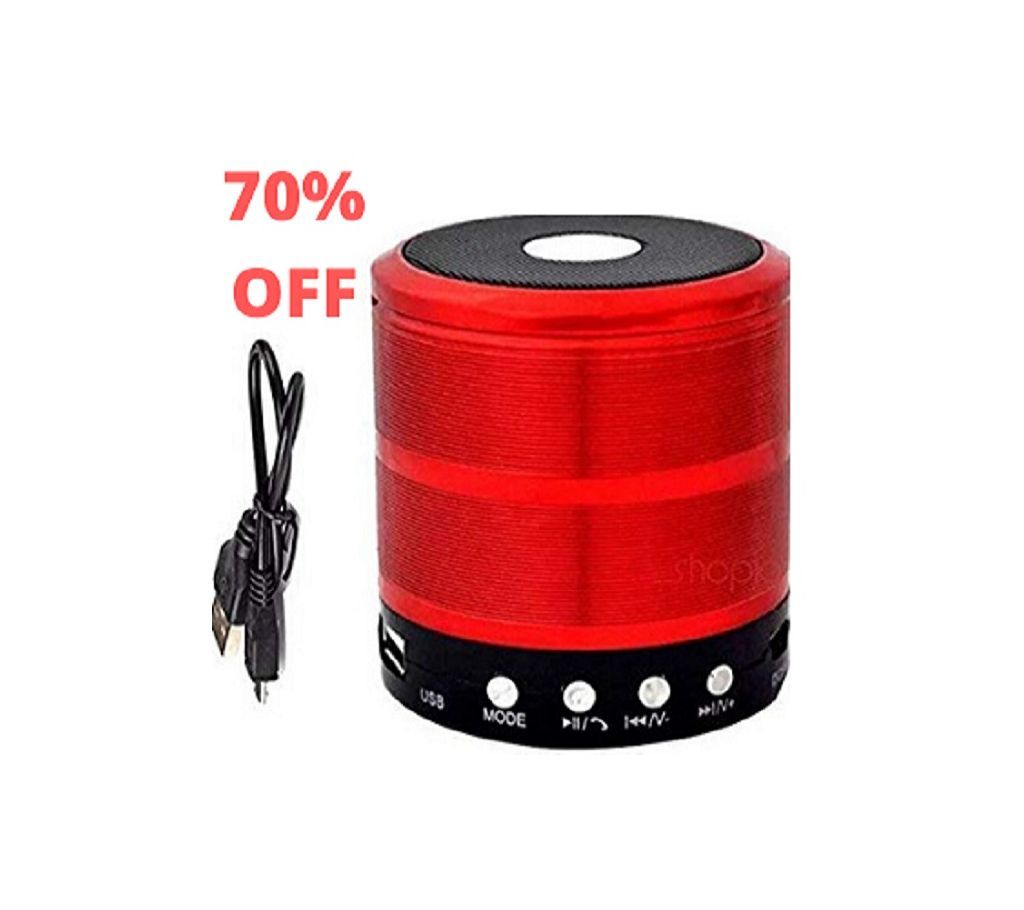 WS 887 mini bluetooth speaker-Red
