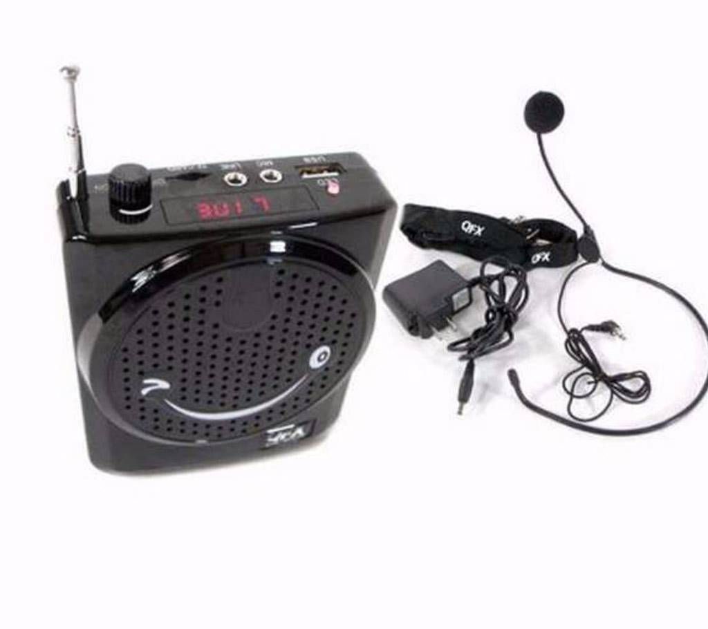 Rechargeable loud speaker with FM Cum Hand Mike