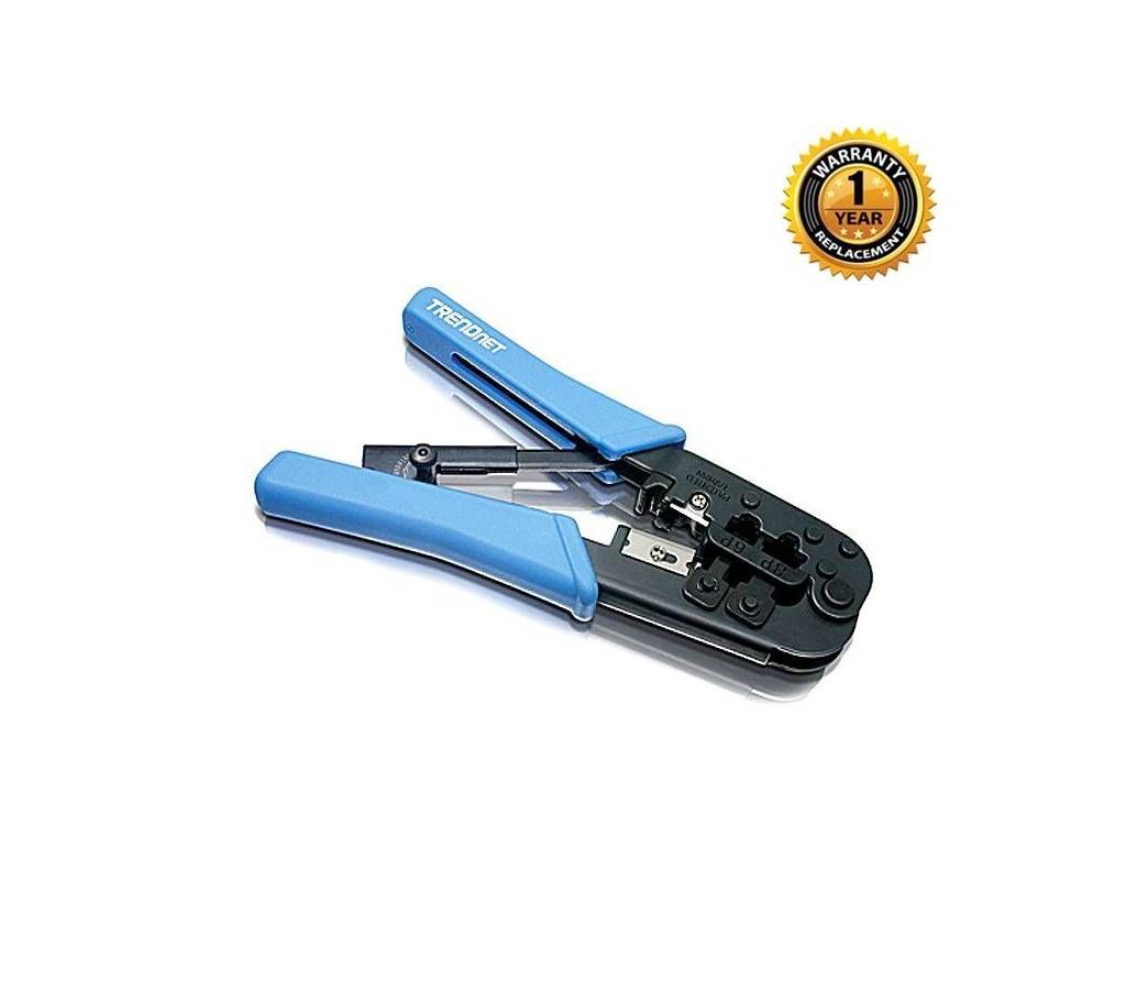 RJ-11/RJ-45 Crimp/Cut/Strip Tool