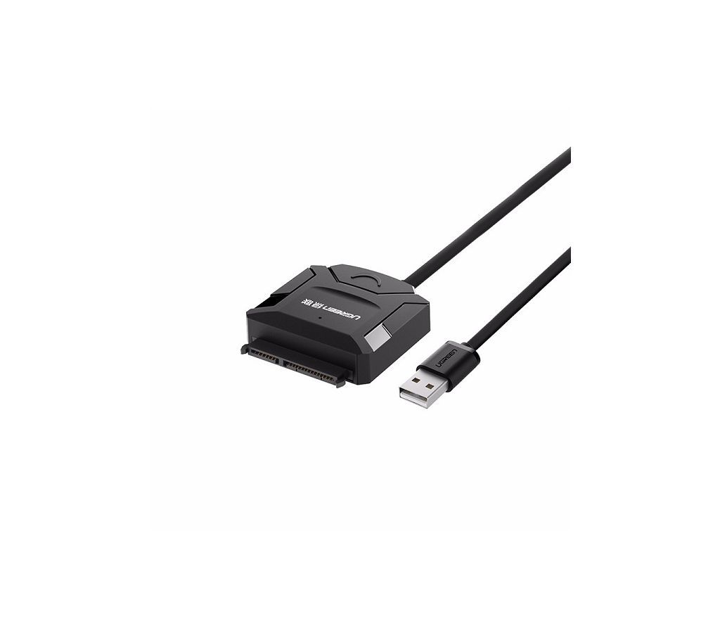 UGREEN USB 2.0 to SATA Hard Driver converter cable with 12V 2A power adapter 50CM