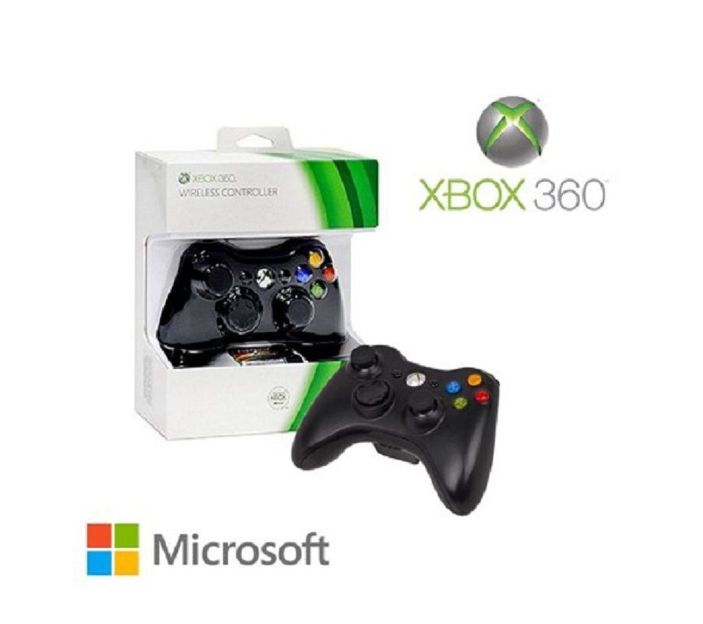 Microsoft Wireless Controller Xbox 360  Black