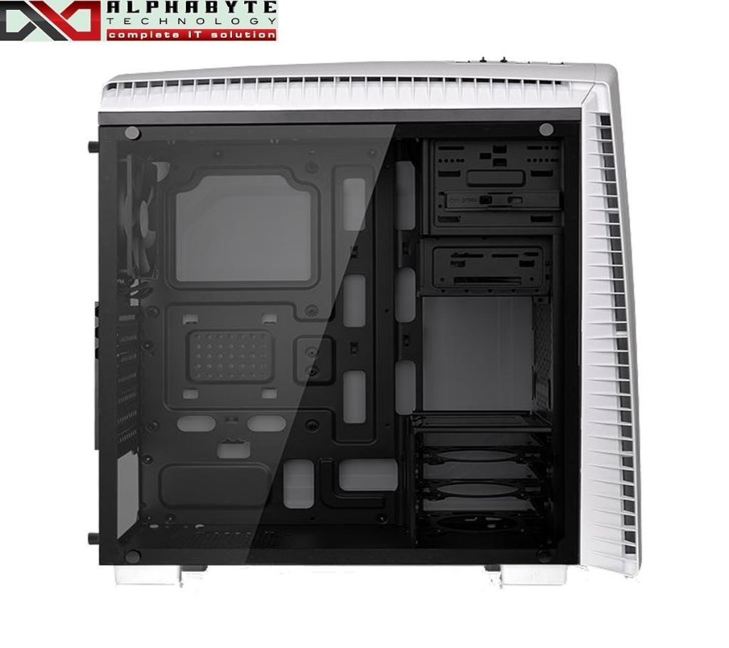 Thermaltake CA-1H6-00M6WN-00 Versa N27 Full Window Snow White Casing