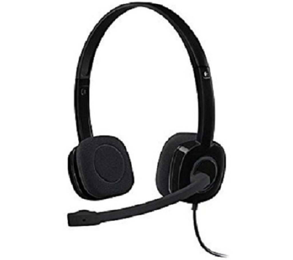 H150 Headphone Logitech Double Port