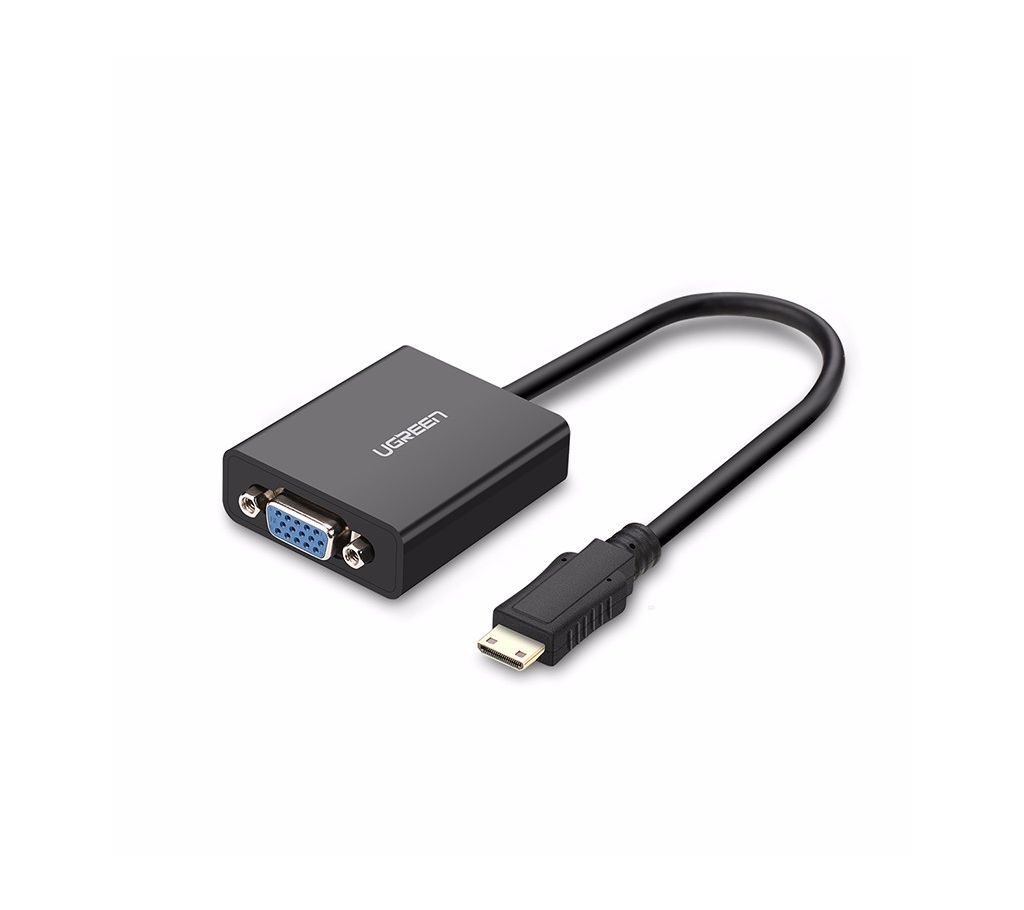 UGREEN Mini HDMI to VGA+3.5MM Audio+Mirco USB converter