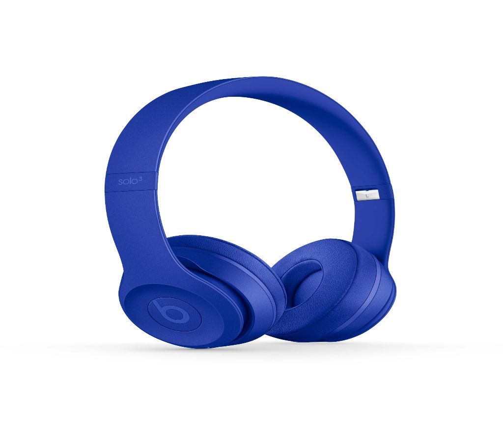 Beats Solo3 Wireless Bluetooth Over-ear Headphone Fast Charge Headset Blue