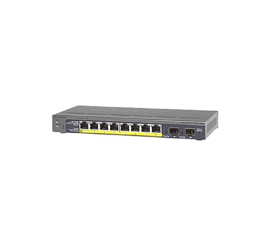 8-Port ProSafe Gigabit PoE Manage Desktop Switch + 2SFP Lifetime Warranty