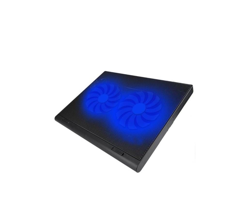 Laptop Cooler Fan(Double Fan With LED)