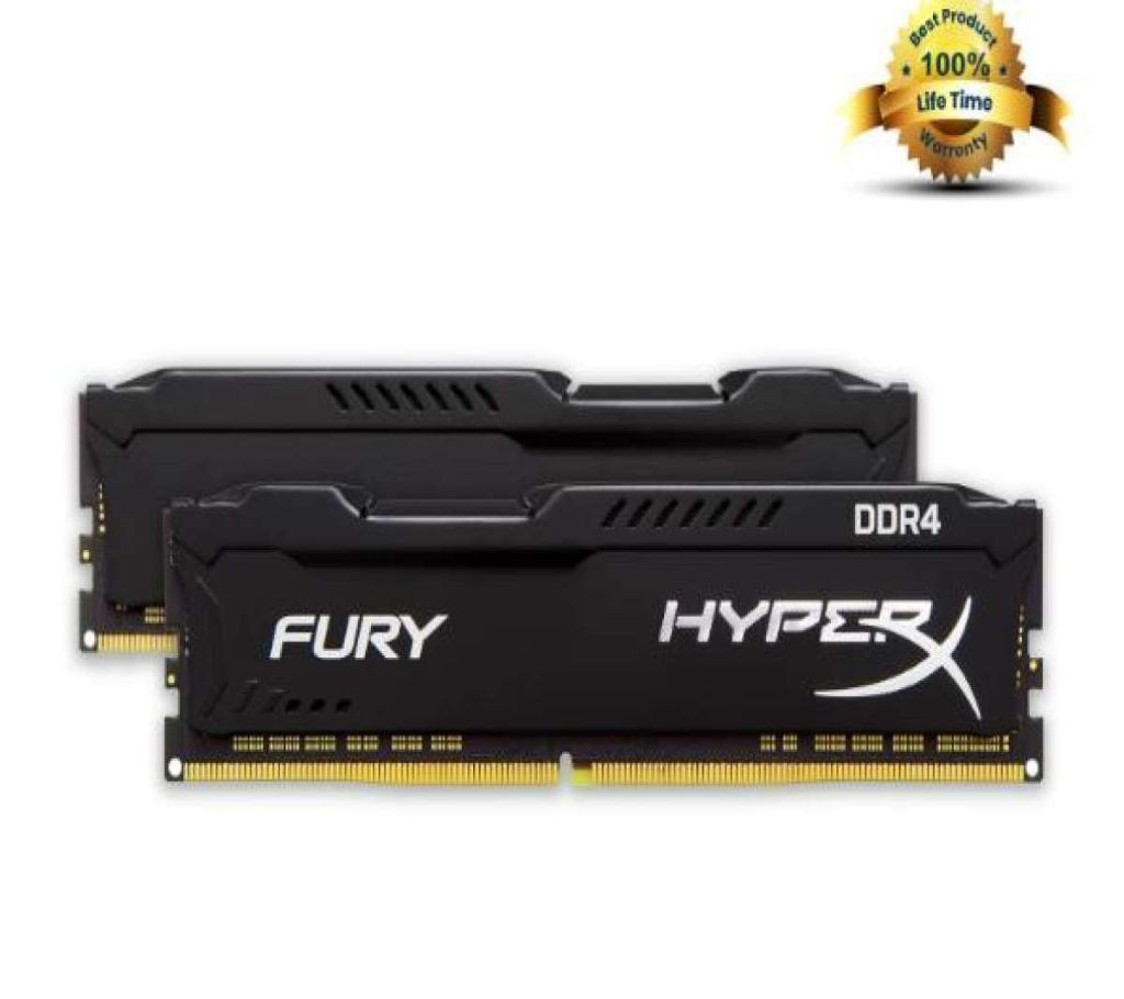 HyperX Fury DDR4 2400MHz 4GB RAM - Black