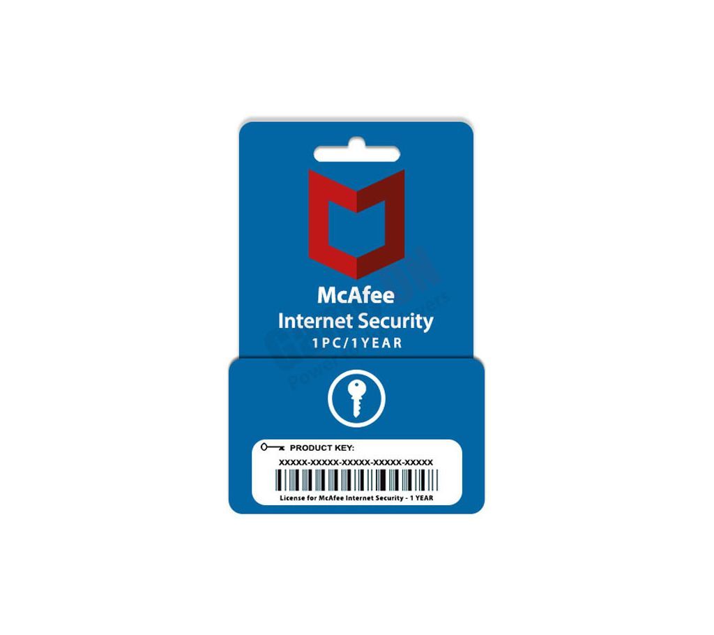 McAfee Internet Security (Product Key) - 1PC/1Year License