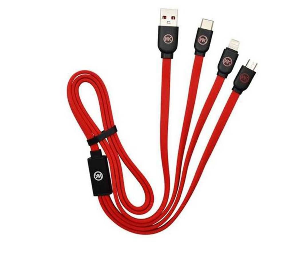 3 in 1 Data Cable For Micro Lightning Type-C