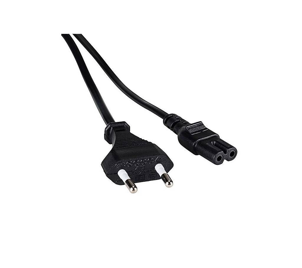2 - Pin AC Power Cord - Black