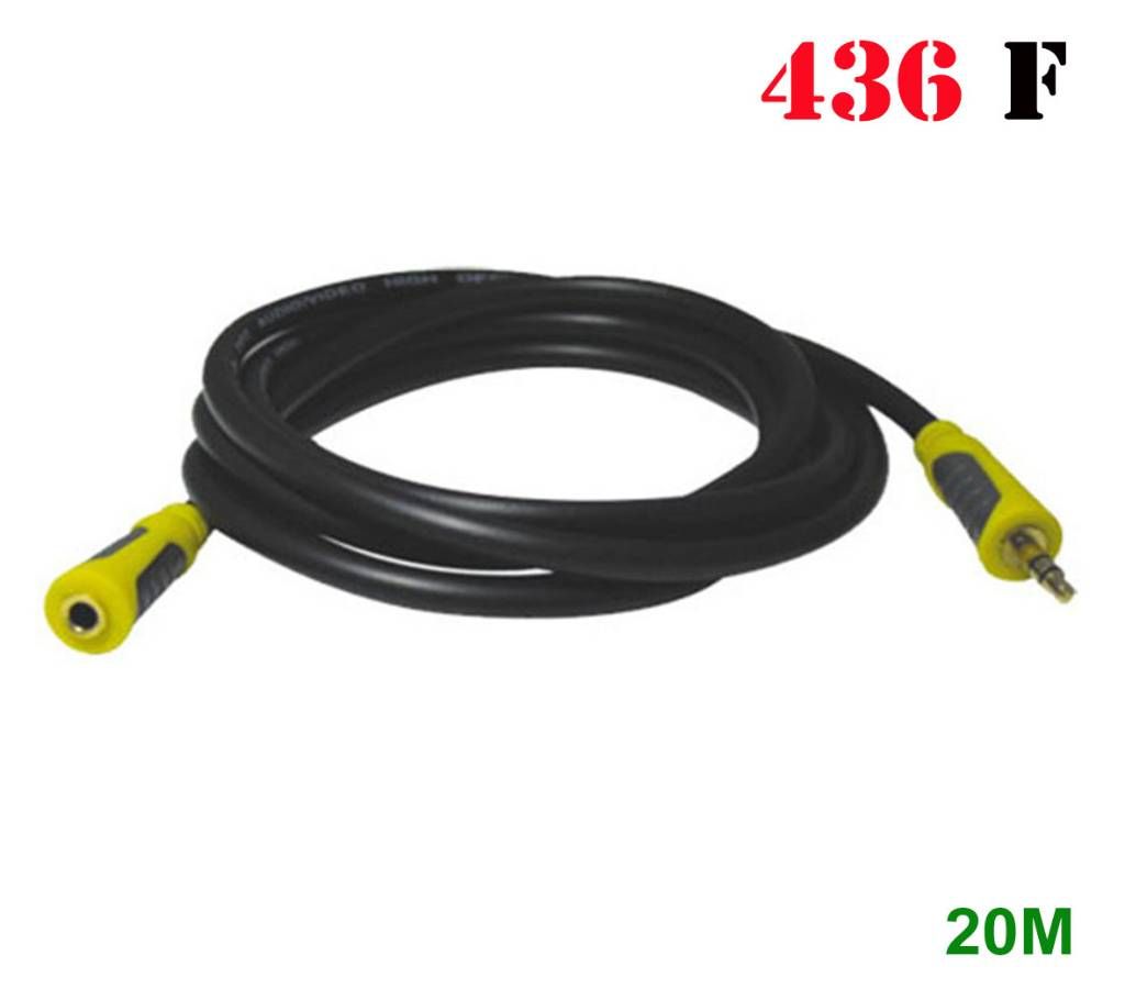 Audio Video male to female high grad  Extension cabal 20M