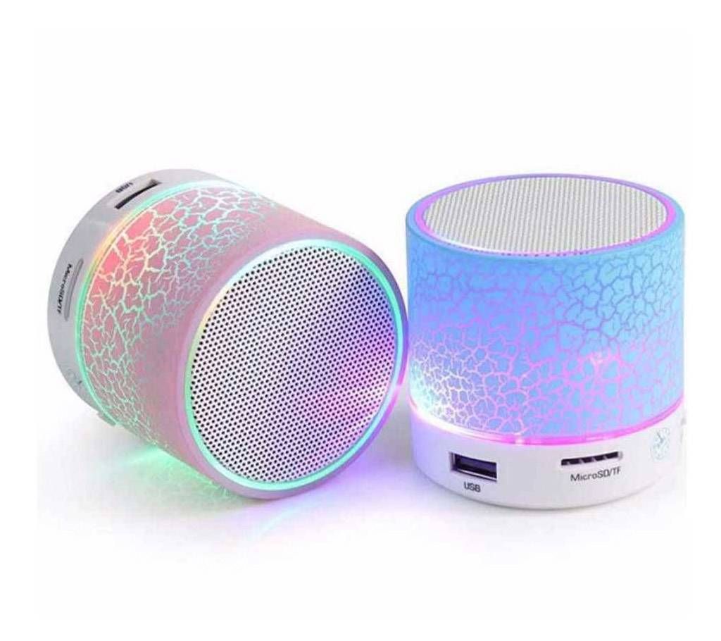 LED Mini Wireless Bluetooth Speakers With TF USB FM Mic