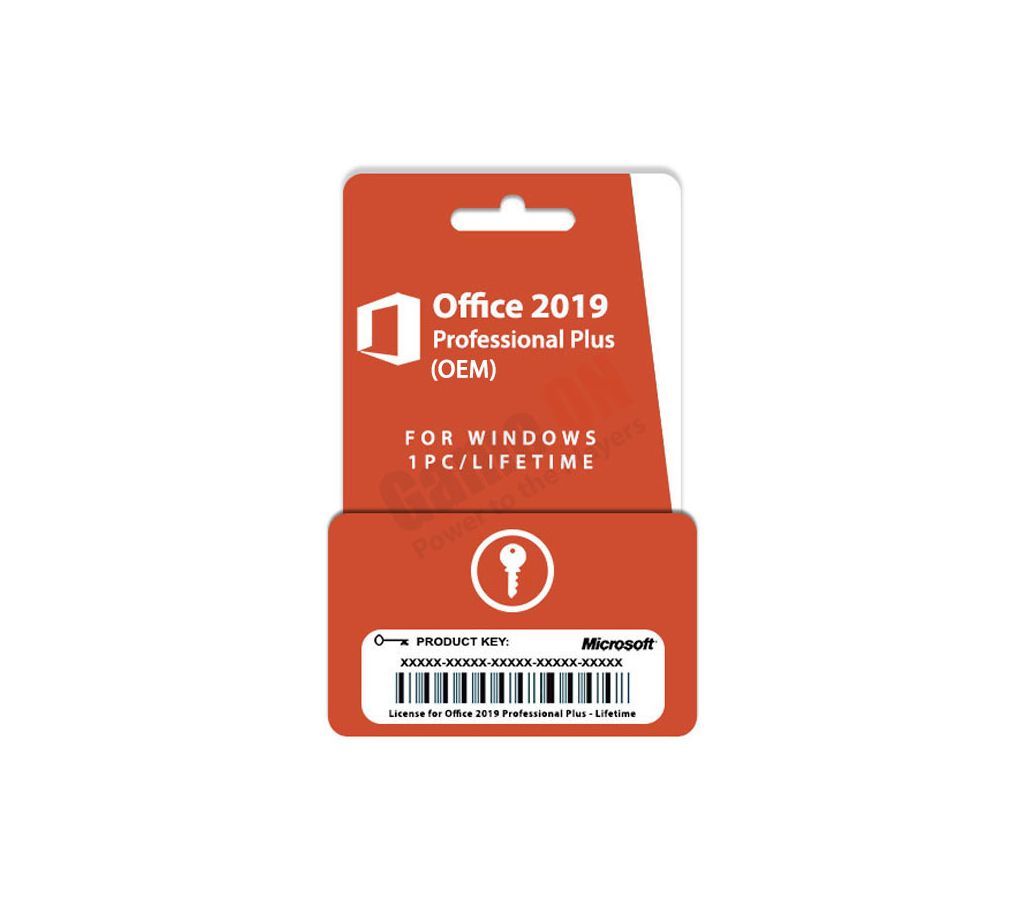 Microsoft Office 2019 Professional Plus (Digital Key) 1PC/Lifetime OEM License