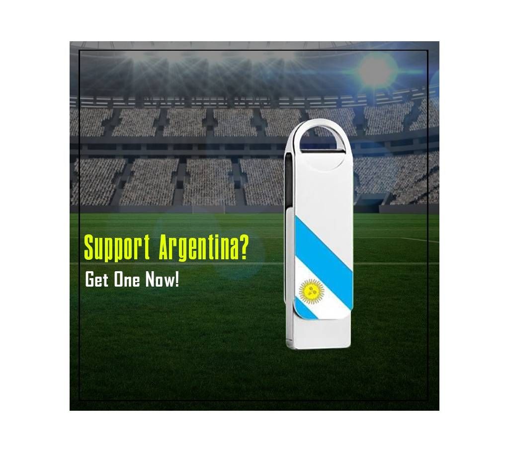 TEUTONS (Argentina) 32GB USB 3.1 Gen-1 Metallic Silver Pen Drive