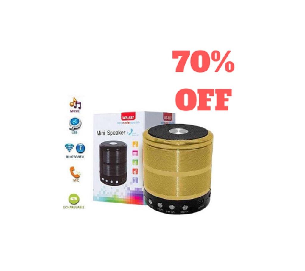 Mini Bluetooth Speaker with FM Radio, Memory Card Slot, USB Pen Drive Slot, AUX Input Mode