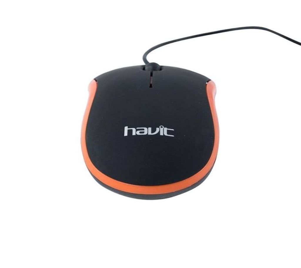 MS4206 - USB Optical Mouse - Black and Orange