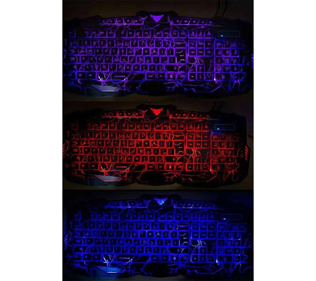 V100 Led Keyboard and mouse 
