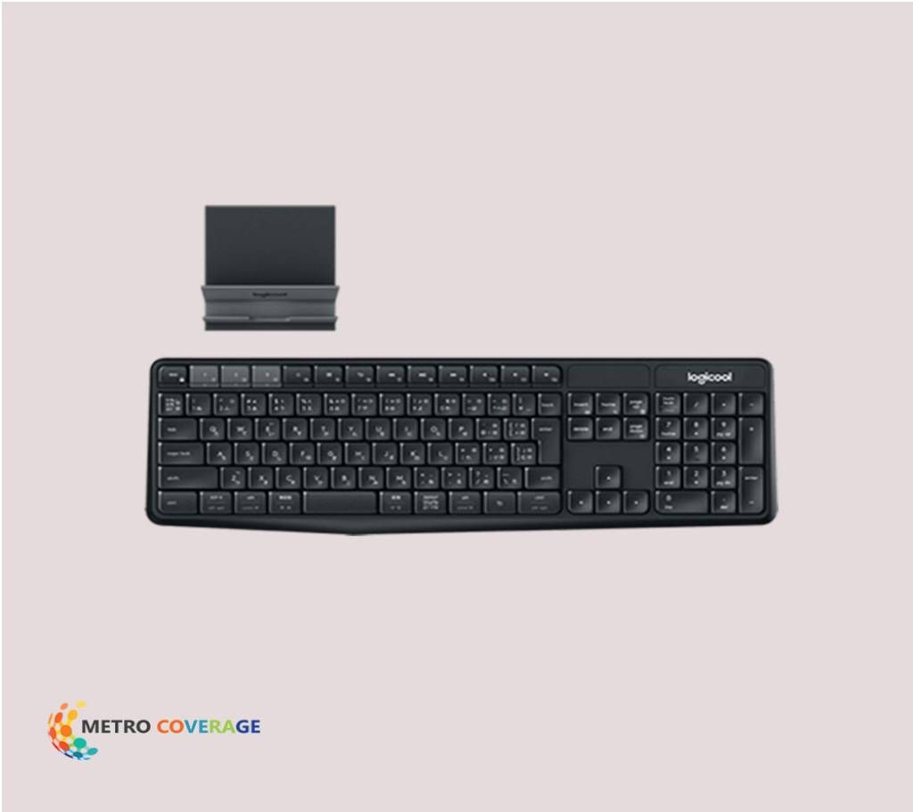 KEYBOARD K375S MULTI-DEVICE WIRELESS AND STAND COM
