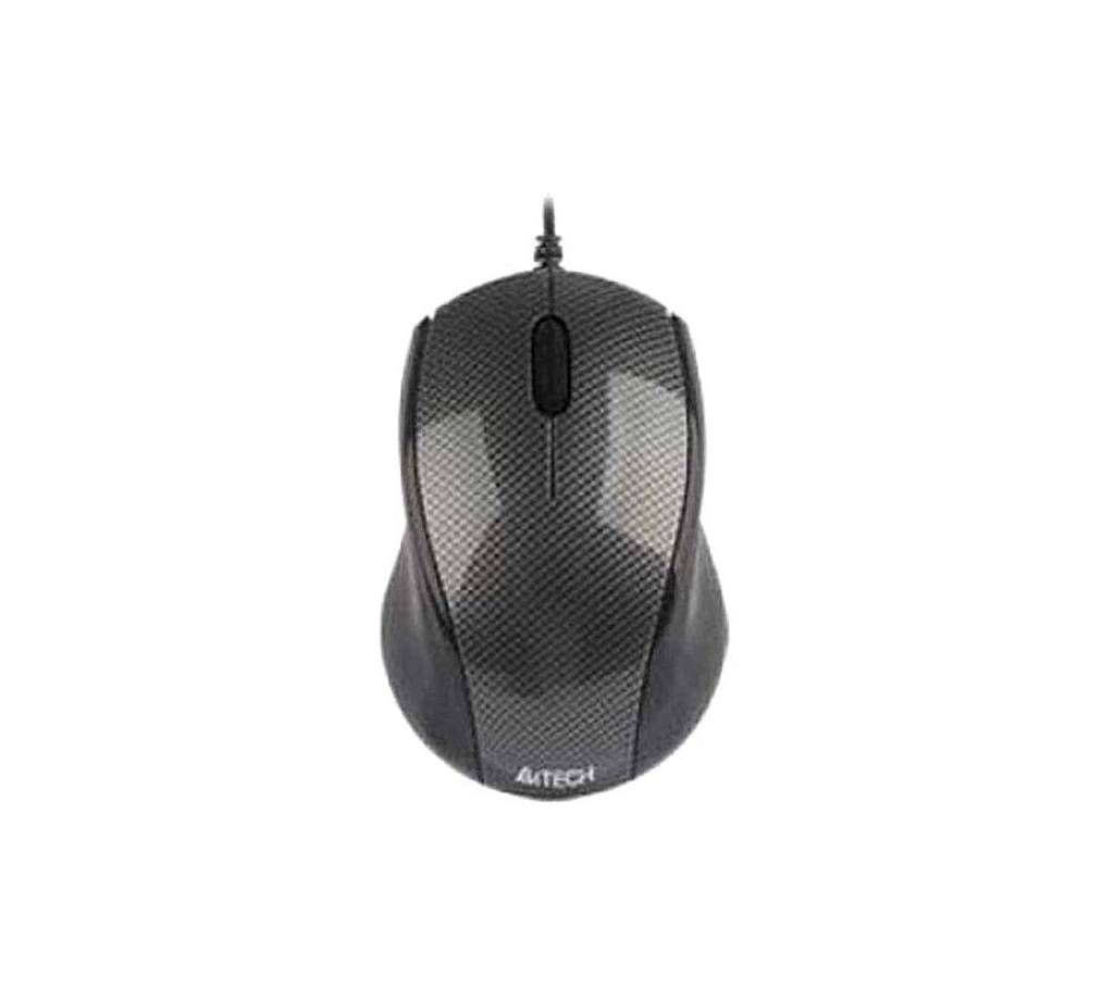 A4 Tech N-100 Carbon Shape Laptop Mouse - Black