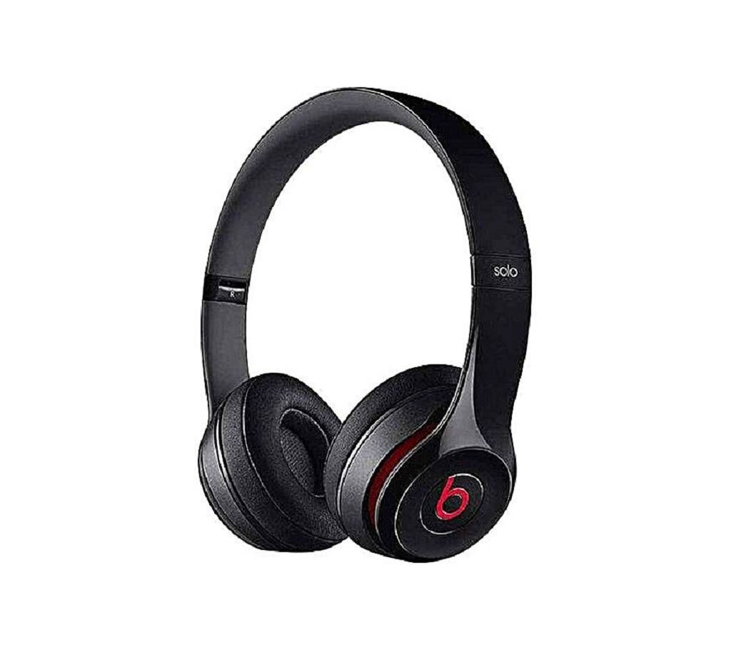 Beats Solo 2 STN-19 Wireless Bluetooth Headphone - Red & Black