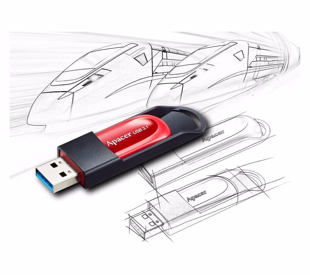 PEN DRIVE APACER USB 3.1 GEN 1 AH25A 16 GB
