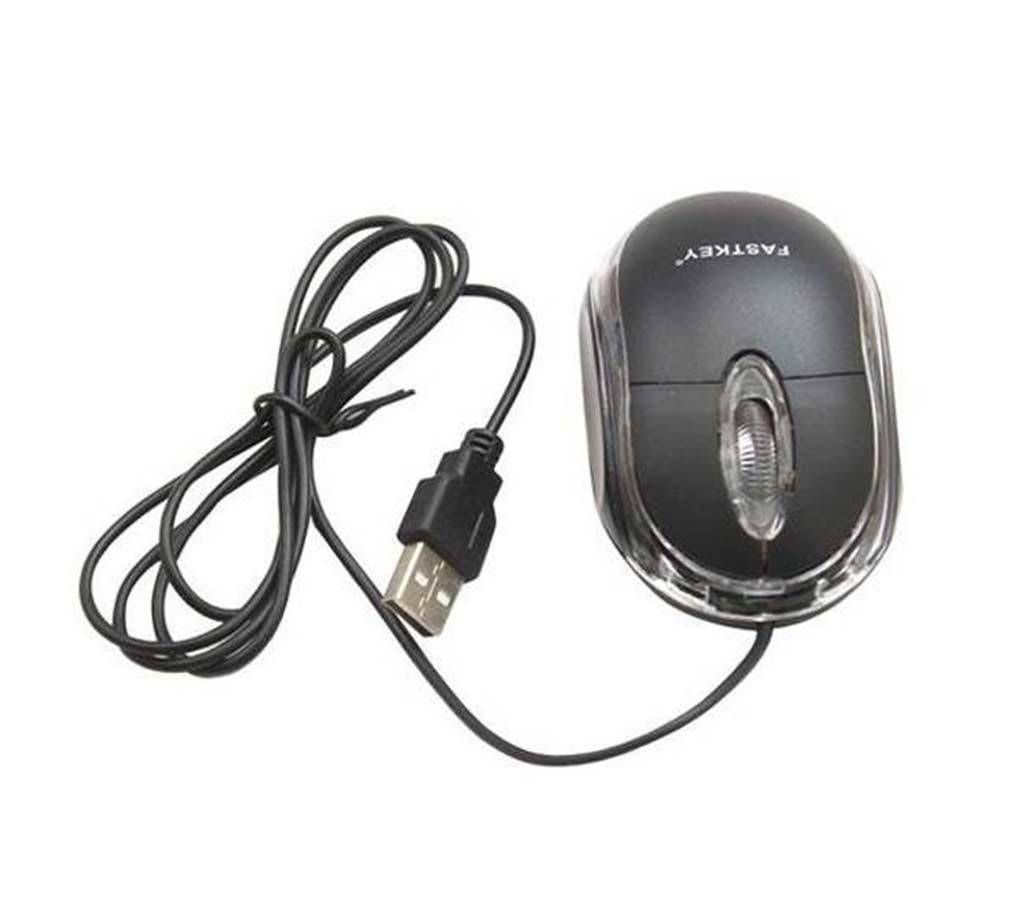 Wired USB Mouse - Black
