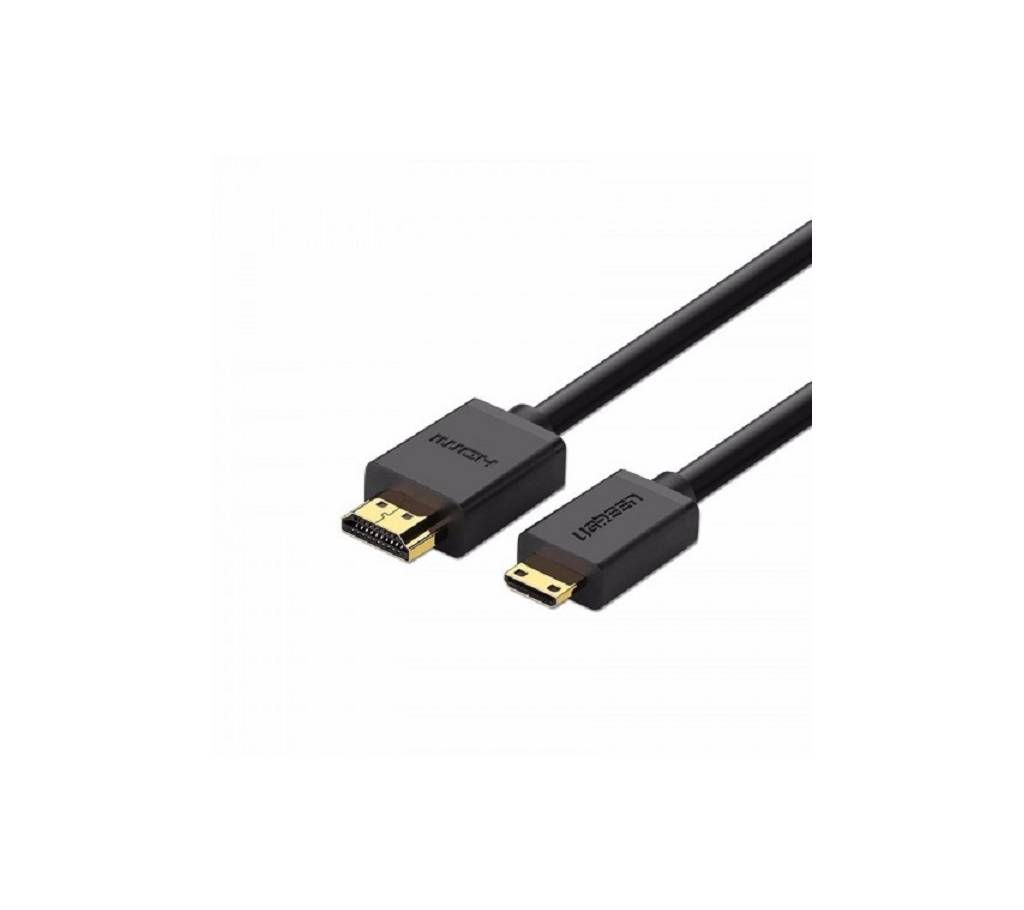 Ugreen Mini HDMI TO HDMI cable full copper 19+1 1.4V 2M