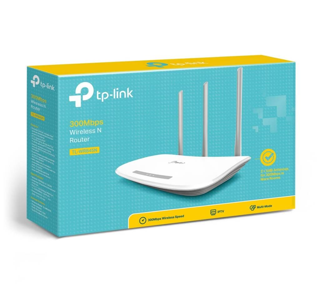 TP-LINK TL-WR845N 300Mbps Wireless Router (3 Antenna)