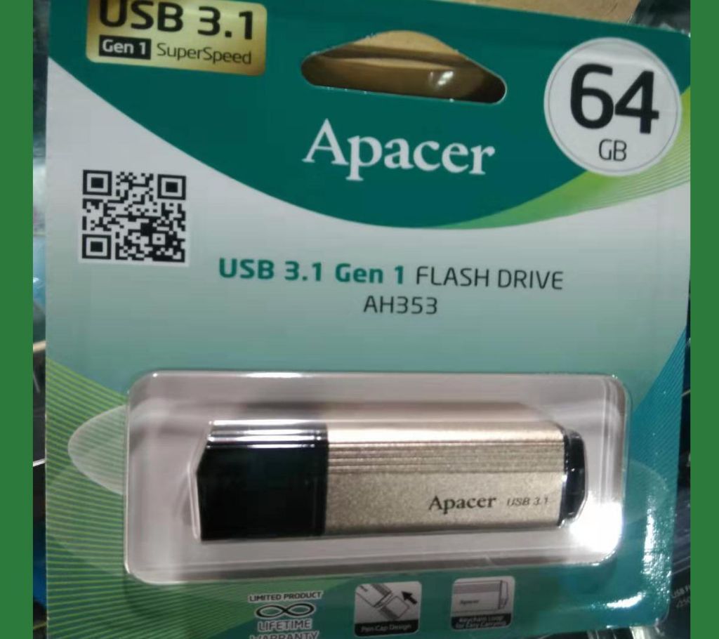 Apacer AH353 - USB 3.1 Pendrive - 64GB 