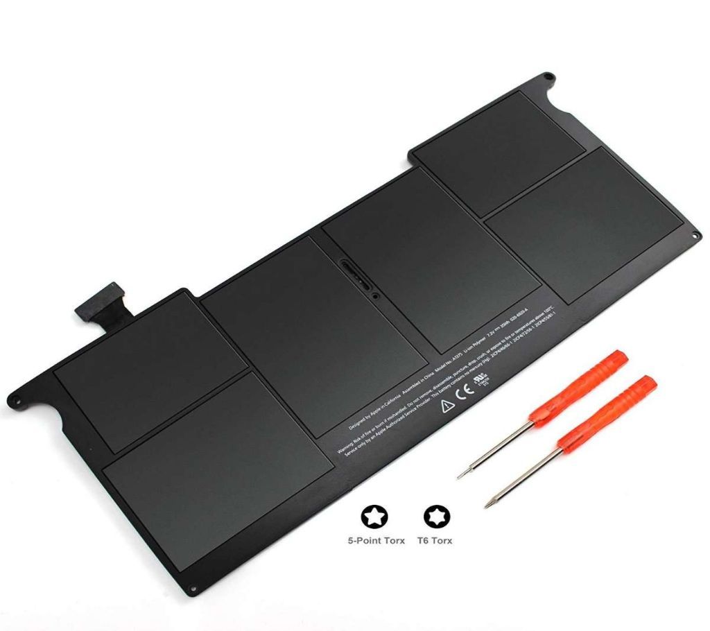 Angwel Replacement Laptop Battery for Apple A1375 A1370 (Only for Late 2010 Version) MacBook Air 11" With Two Free Screwdrivers
