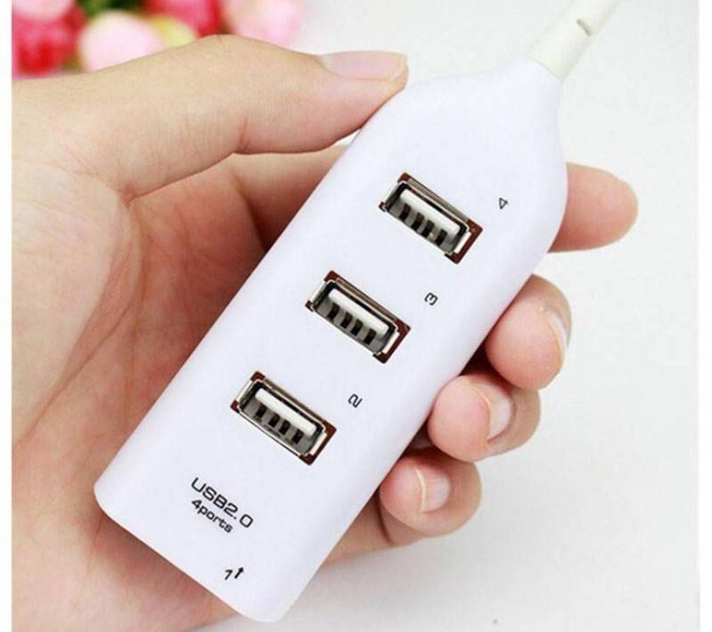  4 in 1 USB HUB Black & White Color