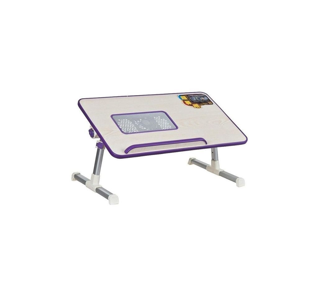 Aluminium Laptop Table with Cooling Fan Silver  79  DNM