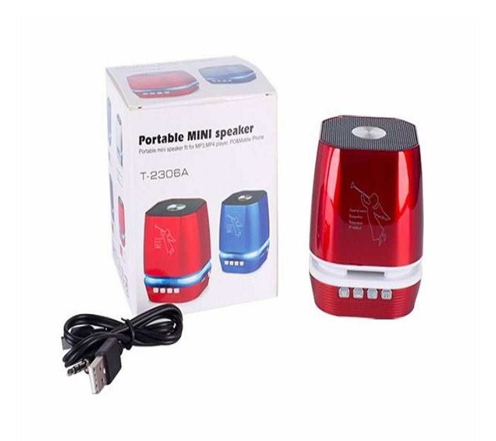 T-2306A Portable Bluetooth Wireless Speaker