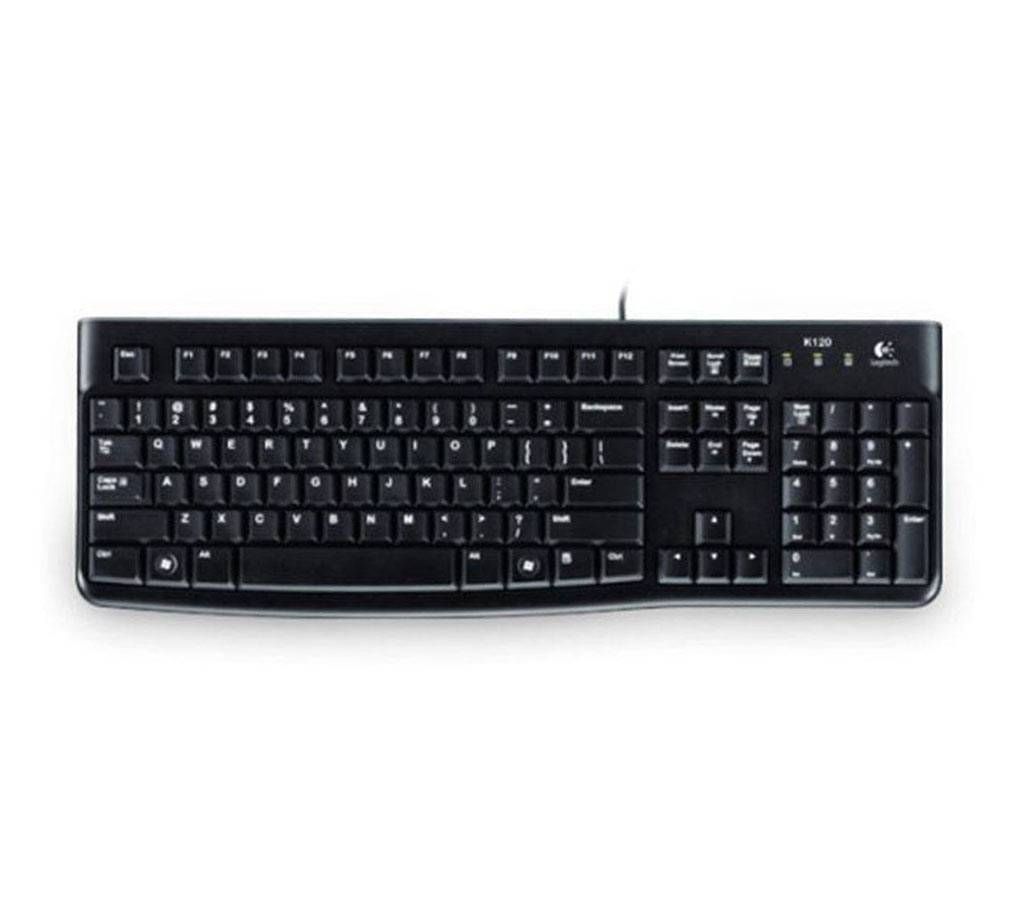 Logitech K120 Sleek Looks USB Bangla Keyboard