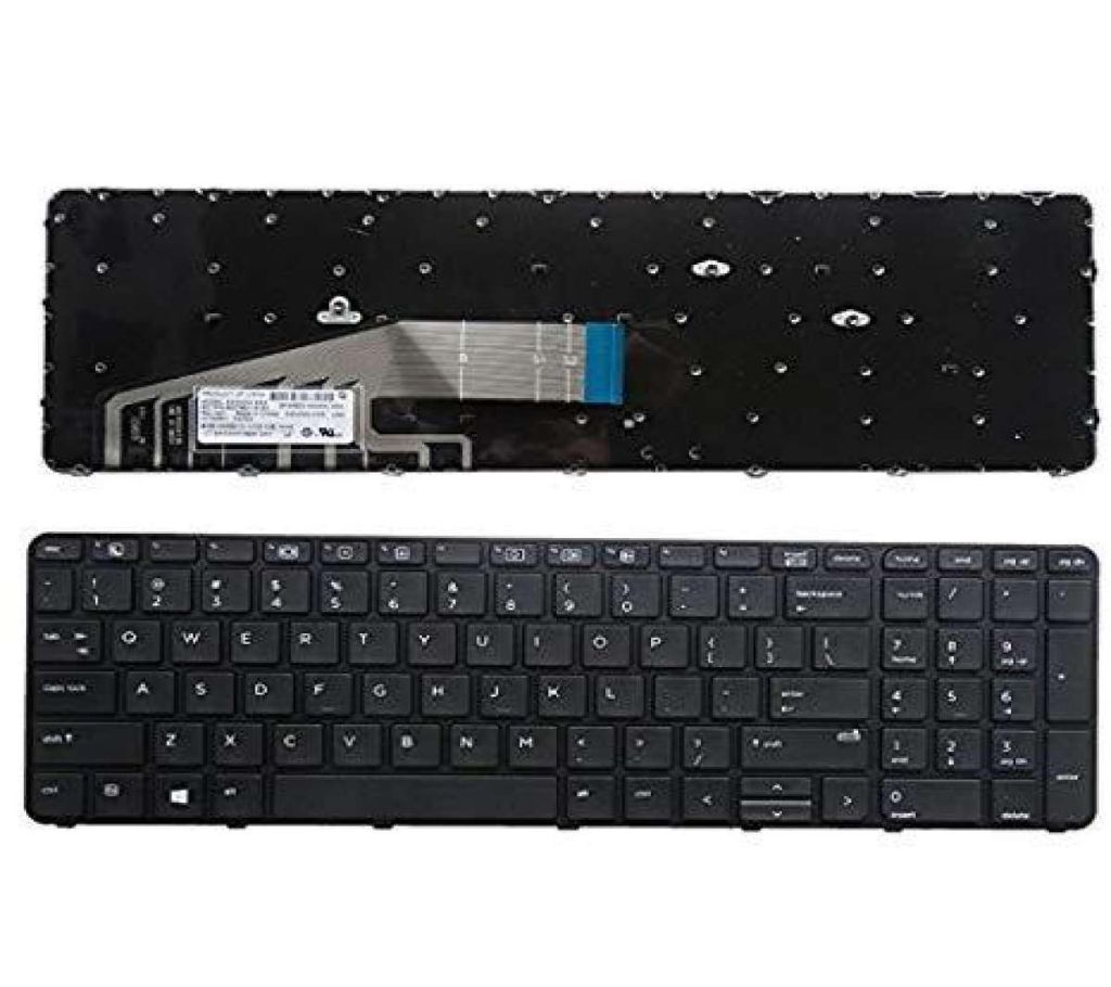 Replacement Keyboard With Frame For HP ProBook 450 G3 450 G4 455 G3 455 G4 470 G3, US Layout Black Color