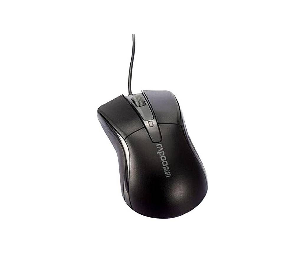 Rapoo Wired Optical Mouse N1162 - Black