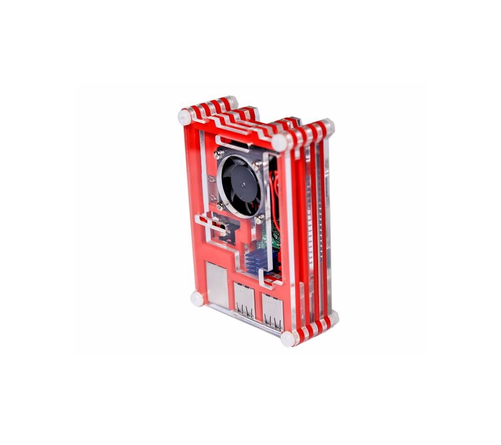 Raspberry Pi 3 B Case with Cooling Fan