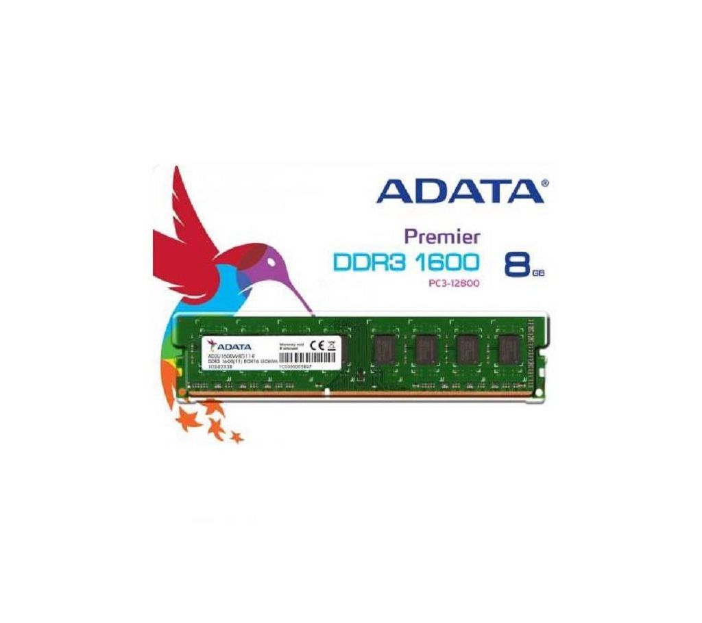 Adata 8GB DDR3 1600 Mhz Ram