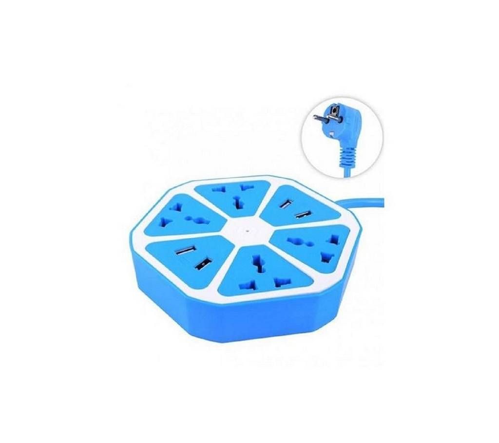 Multi Power Plug - 4 Power Sockets and 4 USB Ports