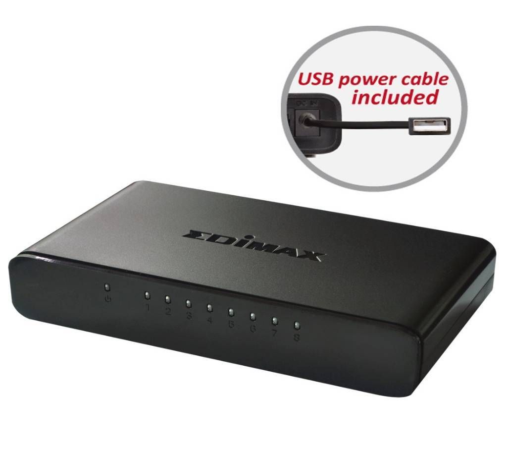 EDIMAX 8vPort Switch - Model ES-3308P