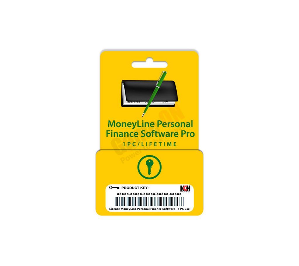 NCH MoneyLine Personal Finance (Professional Genuine License) 1PC/Lifetime License
