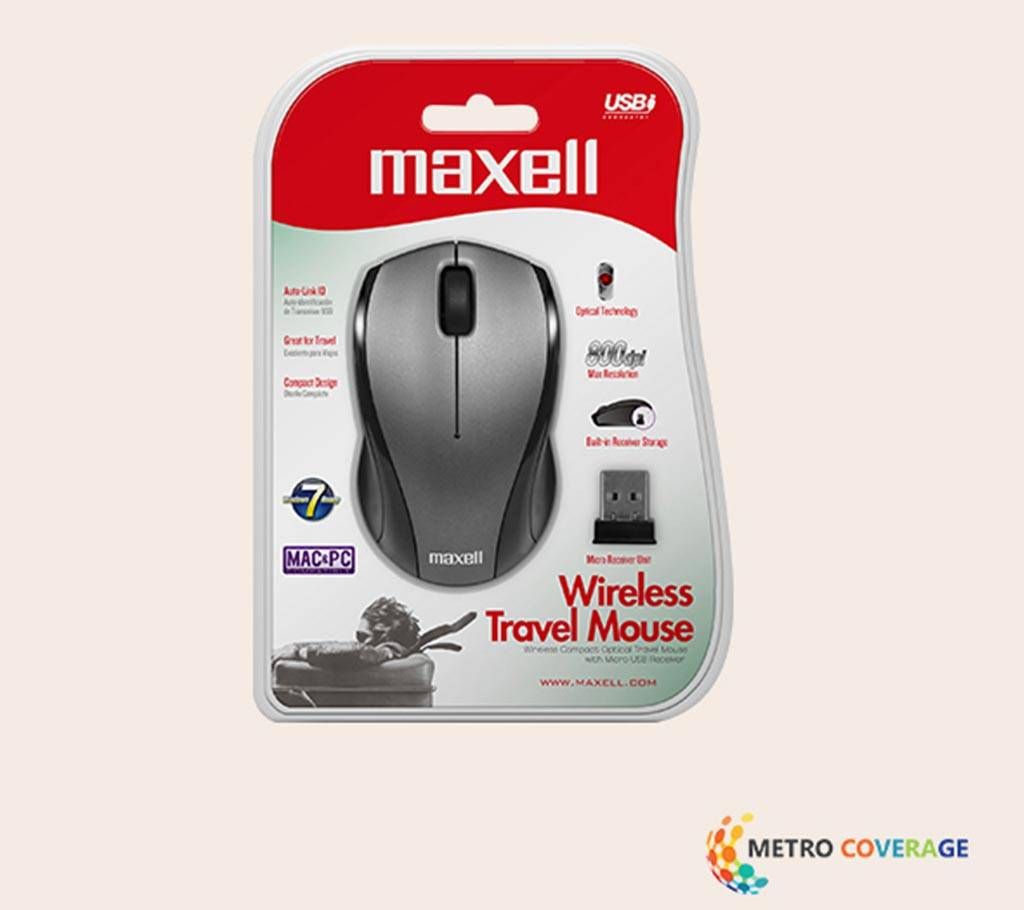 MAXELL MOWL-200 WIRELESS TRAVEL MOUSE 
