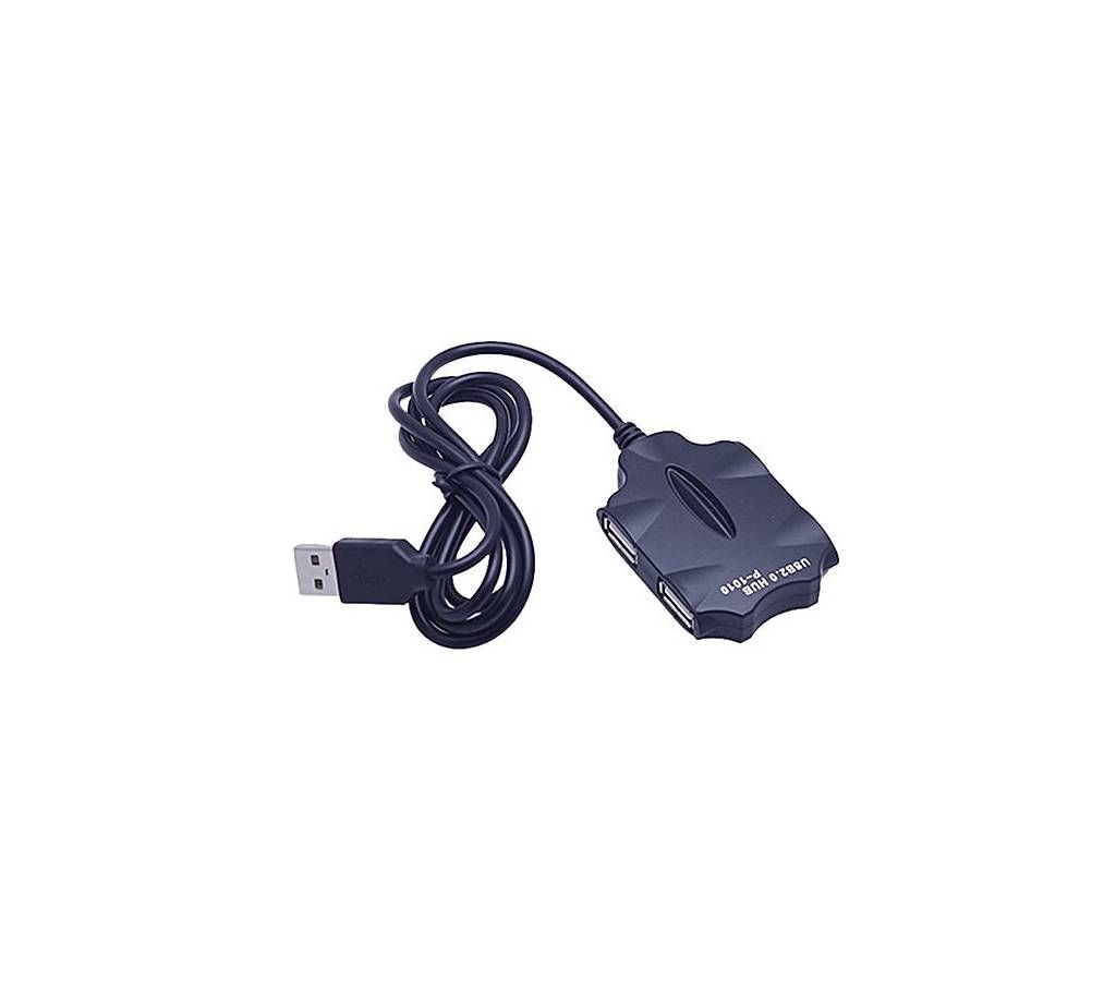 Beacon P-1010 - 4-Port USB Hub - Black
