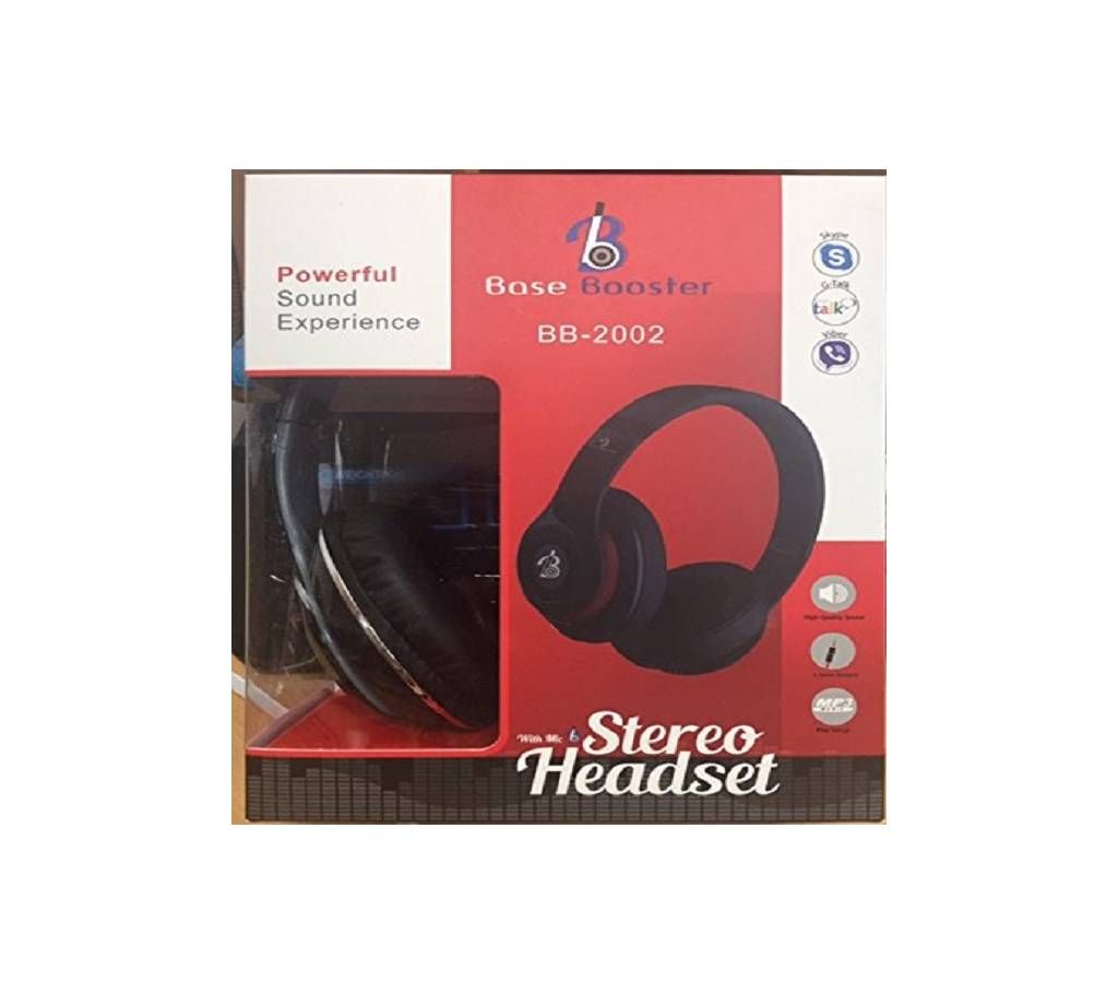 Base Booster Stereo Headset with MIC