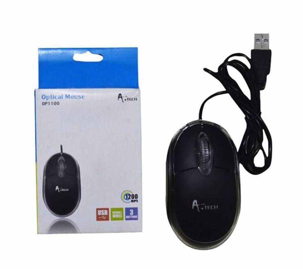 A.Tech OP1100 USB Mouce