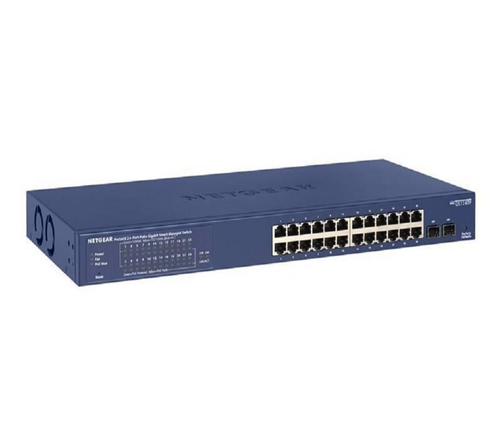 24-Port ProSafe Gigabit PoE Manage Switch+2SFP Lifetime Warranty
